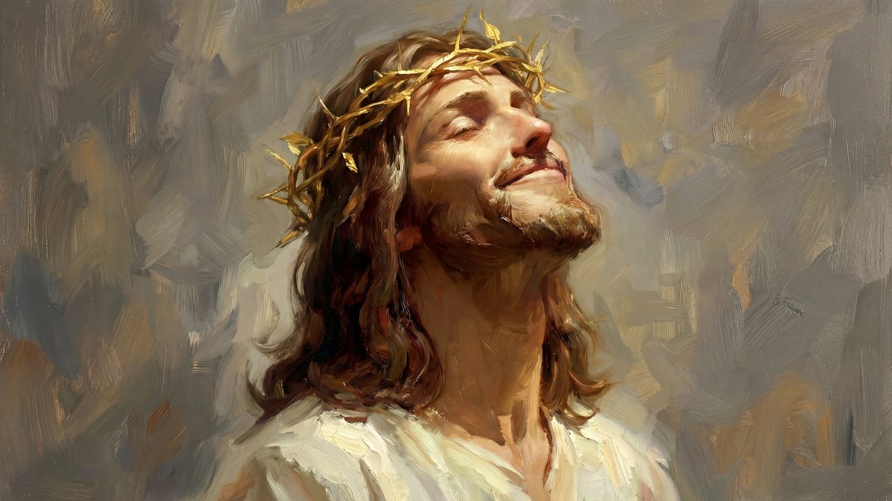 Jesus Christ Samsung Frame TV Art, Christian Religious Screen Decor, Spiritual Faith Background